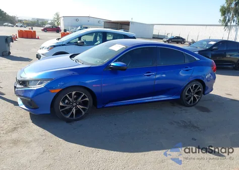 2021 Honda Civic Sport z USA, uszkodzony, nr VIN 2HGFC2F86MH525819